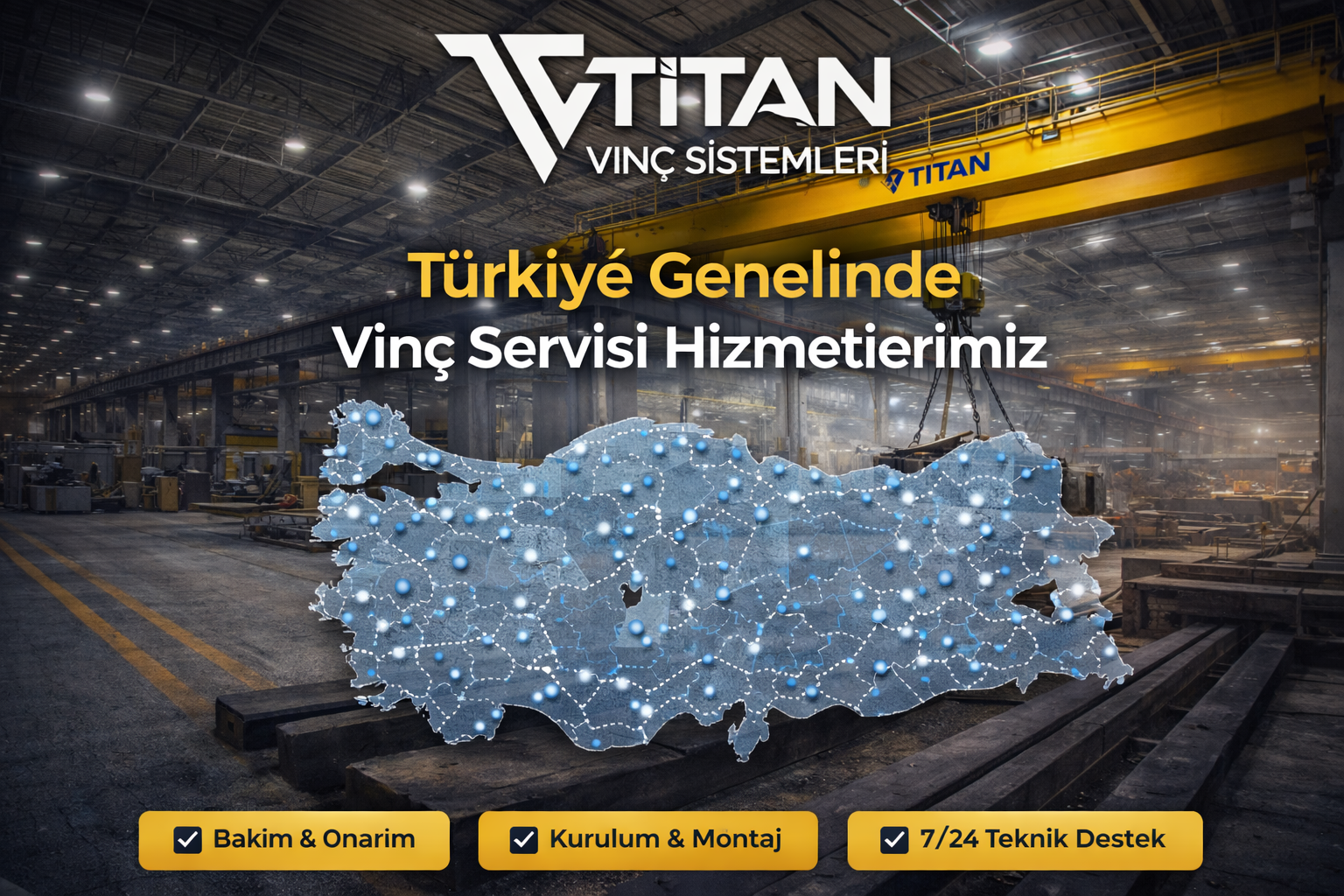 Vinç Onarım | Gezer Köprülü Vinç Arıza ve Onarım Servis